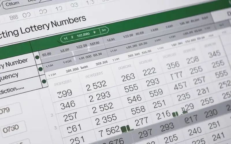 predicting lottery numbers excel