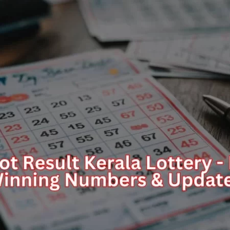 Jackpot Result Kerala Lottery – Latest Winning Numbers & Updates